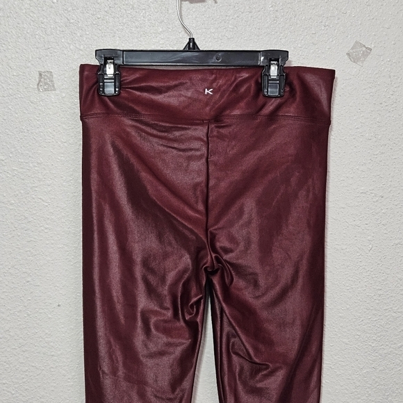 NWT Koral faux leather looking leggings size medium - Picture 6 of 13
